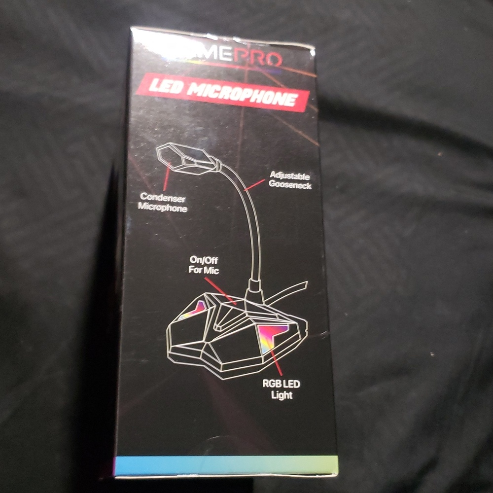 GamePro RGB LED Microphone Multi Color Modes Model GP-819 NIB - Picture 2 of 6